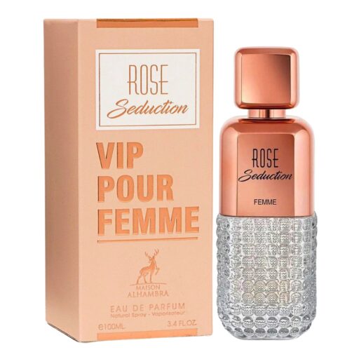 MAISON ALHAMBRA ROSE SEDUCTION VIP POUR FEMME EDP 100ML (M)
