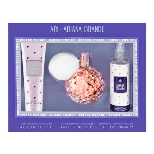 SET ARIANA GRANDE ARI BODY LOTION 100ML BODY MIST 118ML EDP 100ML (M)