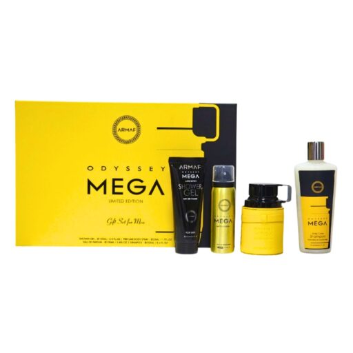 SET ARMAF ODYSSEY MEGA BODY SPRAY 50ML SHOWER GEL 100ML SHAMPOO 250ML EDP 100ML (H)