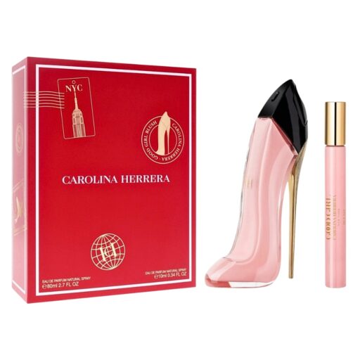 SET CAROLINA HERRERA GOOD GIRL BLUSH EDP 10ML EDP 80ML (M)