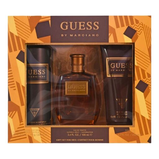 SET GUESS MARCIANO BODY SPRAY 226ML SHOWER GEL 200ML EDT 100ML (H)