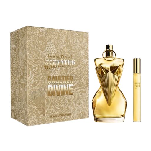 SET JEAN PAUL GAULTIER DIVINE MINI EDP 10ML EDP 100ML (M)