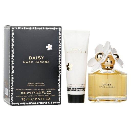 SET MARC JACOBS DAISY TRAVEL EXCLUSIVE BODY LOTION 75ML EDT 100ML (M)