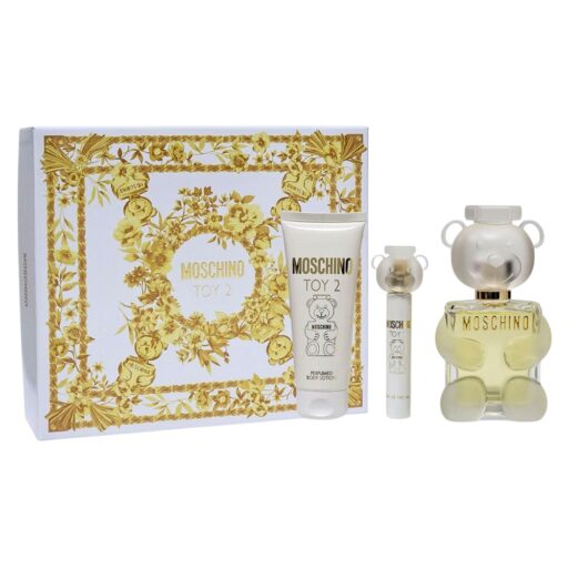 SET MOSCHINO TOY 2 MINI EDP 10ML BODY LOTION 100ML EDP 100ML (M)