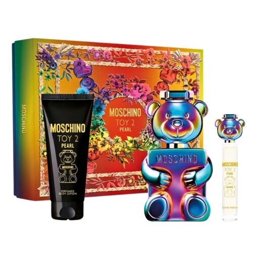 SET MOSCHINO TOY 2 PEARL EDP 10ML BODY LOTION 100ML EDP 100ML (M)