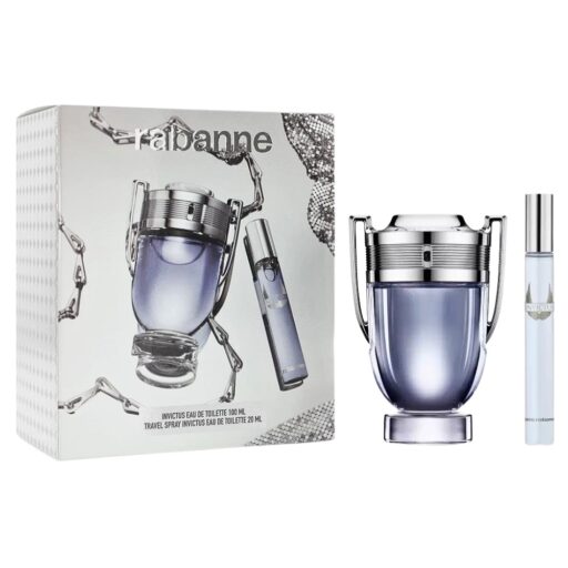 SET PACO RABANNE INVICTUS MINI EDT 20ML EDT 100ML (H)