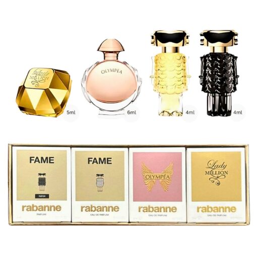 SET PACO RABANNE MINI PERFUMES EDP 5ML EDP 4ML PARFUM 4ML EDP 6ML (M)