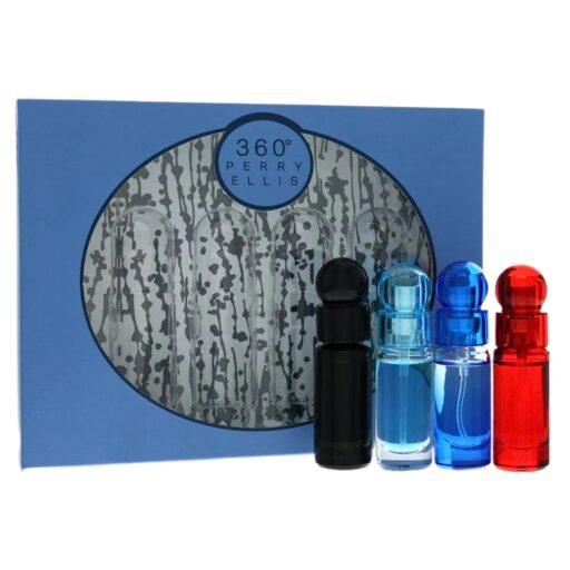 SET PERRY ELLIS 360 FOR MEN EDT 7.5MLX4 (H)