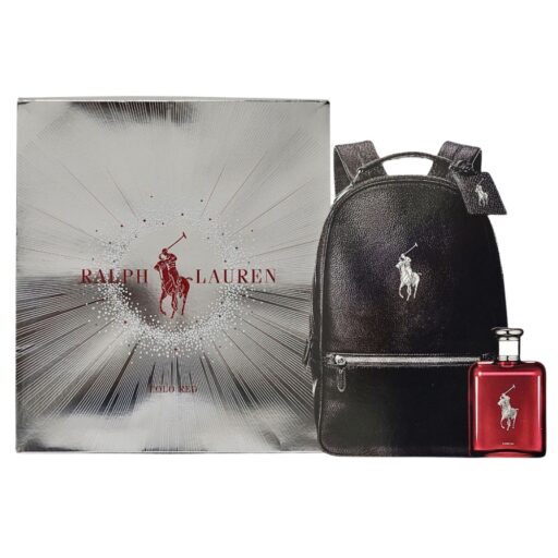 SET RALPH LAUREN POLO RED MOCHILA PARFUM 125ML (H)