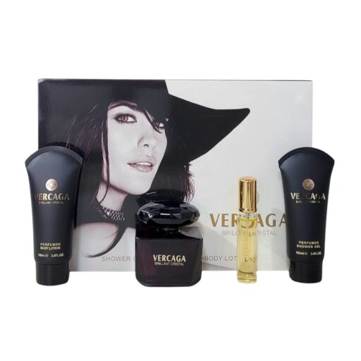 SET VERCAGA BRILLANT CRISTAL EDP 20ML SHOWER GEL 100ML BODY LOTION 100ML EDP 100ML (M)