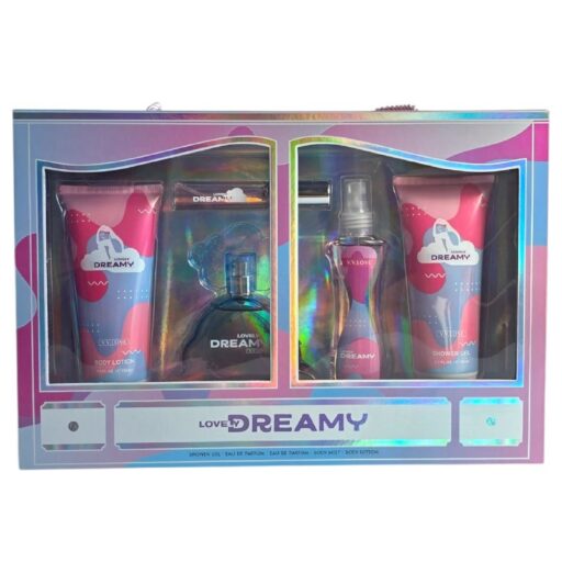 SET VV LOVE LOVELY DREMAY EDP 10ML BODY LOTION 150ML SHOWER GEL 150ML SLPASH 100ML EDP 100ML (M)