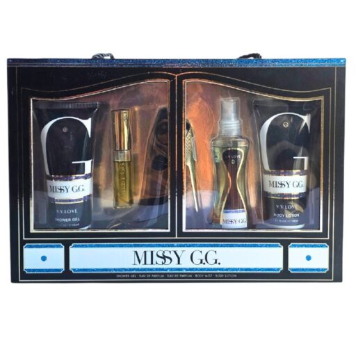 SET VV LOVE MISSY GG EDP 10ML SHOWER GEL 150ML BODY LOTION 150ML SPLASH 100ML EDP 100ML (M)